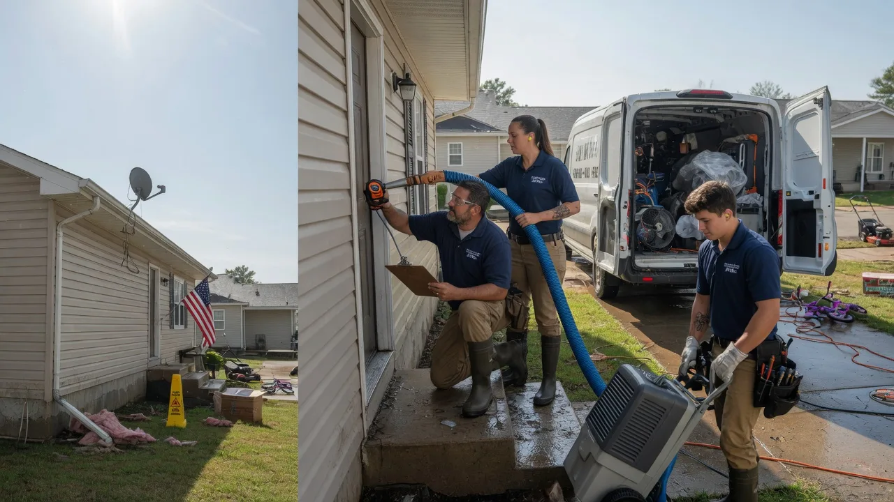 Ceiling Water Damage Restoration in Glencross, SD near me